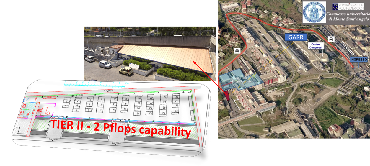Localizzazione del data center ADHOC all'interno del Complesso Universitario di Monte Sant'Angelo